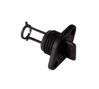 TISHITA Tapón Drenaje para Kayak con Precisa Junta Goma Acero Inoxidable 316 Resistente a la Corrosión para Canoa Hinchable Acuado para Pesca Navegación Acuáticos, Black Diamond S