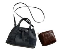 TISHITA Tote Bolso de Hombro Bolso de Mano de Gran Capacidad con PU Impermeable Y Organizador Desmontable Adecuado para Trabajo Universidad Act, Negro