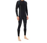 TISHITA Traje de Neopreno para Mujer Traje de Buceo Traje de Natación Mono de Surf Traje Deportivo con Secado Rápido y Evacuación de Humedad Neopreno 3mm, 3XL, Hombre Negro