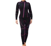 TISHITA Traje de Neopreno para Mujer Traje de Buceo Traje de Natación Mono de Surf Traje Deportivo con Secado Rápido y Evacuación de Humedad Neopreno 3mm, 4XL, Mujer Negro