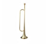 TISHITA Trompeta de Latón Trompeta Bugle Instrumento de Viento Estudiante con Afinación Estándar y Sonido Claro Adecuada para Bandas Escolares Desfiles Cuerpos de Tambores y Ceremonias, style to 2