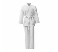 TISHITA Uniforme de Artes Marciales Traje Kimono con Ajuste Suelto y de Movimiento Resistente al Desgaste Adecuado para Entrenamiento Diario Exámenes Práctica, 120, Striped