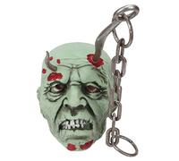 TiSkying Cabeza Colgante de Halloween, Cabeza Cortada Realista Sangrienta Aterradora Accesorio de Decoración de Halloween de Plástico para Decoraciones de Jardín de Juegos de Fiesta de Casa Embrujada