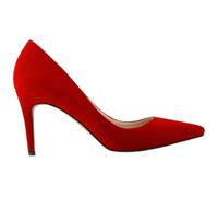 Tisos Altos Tacones Altos Tacones de la Mujer Zapatos de Mujer con el Dedo del pie Puntiagudo Elegante Trabajo Rojo Negro Tacones Altos Tacones de tamaño Rojo, 39