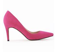 Tisos Altos Tacones Altos Tacones de la Mujer Zapatos de Mujer con el Dedo del pie Puntiagudo Elegante Trabajo Rojo Negro Tacones Altos Tacones de Talla, 35
