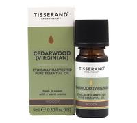Tisserand Aromatherapy - Aceite de Cedro de Virginia (Juniperus Virginiana) Recolectado Éticamente (9 ml / 0,3 fl. oz.)