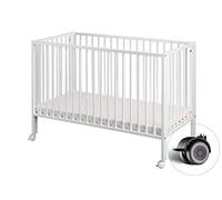 Tissi 100013 - Cuna Plegable Para Niños, Blanco, Color Blanco