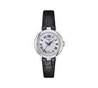 Tissot Bellissima Small Lady - Reloj de Cuarzo para Mujer, Caja de Acero Inoxidable 316L, Negro, Cuero, 4 (T1260101601300), Negro, Reloj de Cuarzo