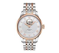 Tissot Le Locle T006.407.22.033.02 - Reloj automático con esfera plateada y corazón abierto para hombre