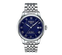 Tissot Mens Le Locle Powermatic 80 316L Caja de Acero Inoxidable Suizo automático, Gris, Acero Inoxidable, 19 (T0064071104300), Gris, Reloj automático, mecánico