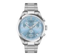 Tissot PR 100 Cronógrafo, Azul (Ice Blue), Azul (Ice Blue), pulsera