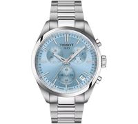 Tissot PR 100 Cronógrafo, Azul (Ice Blue), Azul (Ice Blue), pulsera