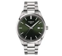 Tissot PR 100 Time Only Men's Watch with Green Background T150.410.11.091.00 316L Steel Case