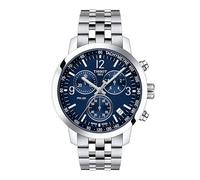 Tissot PRC 200 Gent Chr Qua 316L Caja de Acero Inoxidable Cuarzo Suizo para Hombre, Gris, Movimiento de Cuarzo