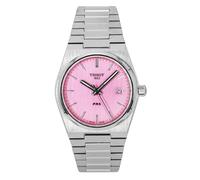 Tissot PRX - Relojes unisex de cuarzo de 35 mm, gris, acero inoxidable, 11 T1372101133100, rosa, moderno, rosa, moderno, rosa, Moderno