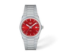 Tissot PRX Quartz - Esfera roja unisex de 35 mm, color rojo