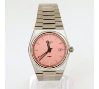 Tissot PRX - Relojes unisex de cuarzo de 35 mm, gris, acero inoxidable, 11 T1372101133100, rosa, moderno, rosa, moderno, rosa, Moderno