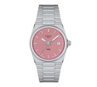 Tissot PRX - Relojes unisex de cuarzo de 35 mm, gris, acero inoxidable, 11 T1372101133100, rosa, moderno, rosa, moderno, rosa, Moderno