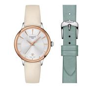 Tissot Reloj Analógico para Mujer'S de Cuarzo Suizo con Correa en Cuero T1332102603100