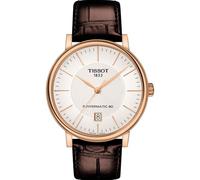TISSOT Reloj automático T1224073603100, marrón, Correa