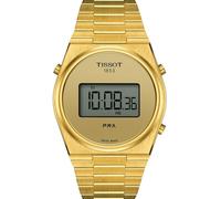 TISSOT Reloj Digital de Cuarzo Suizo para Hombre con Correa de Acero Inoxidable T1374633302000, Dorado, Pulsera
