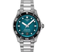 TISSOT Reloj Seastar 1000 Powermatic 80 Esfera Azul y 40 mm, T1208071109100.