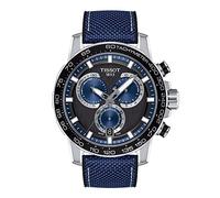 Tissot Reloj Supersport Chrono T125.617.17.051.03 para Hombre, Color Azul, Pulsera