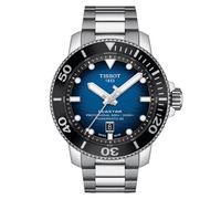 Tissot Seastar Pro 2K PW80 SS BR BL Ind, Gris, Mecánico