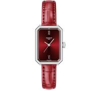 Tissot SRV Reloj de Cuarzo Suizo para Mujer, Caja de Acero Inoxidable, Esfera roja, T1601101642300