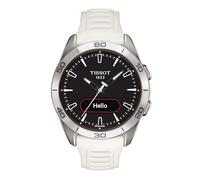 Tissot T-Touch Connect Sport - Reloj de cuarzo unisex con caja de titanio antimagnético, color blanco, silicona, 21 (T1534204705103)