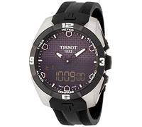 Tissot T-Touch Expert T0914204705100 - Reloj analógico Digital de Titanio para Hombre, Color Negro y Plateado, Movimiento de Cuarzo, Negro/Plata, 43 mm, Movimiento de Cuarzo