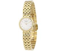Tissot T0580093303100 - Reloj analógico de Cuarzo para Mujer, Correa de Acero Inoxidable Chapado Color Dorado