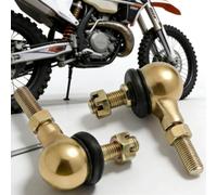 Tissting 10mm Rotula de Direccion, 1 Par de Rotulas Barra de Acoplamiento | Extremo de Barra de DireccióN de Metal para 50cc 70 cc 90 cc 110 cc 125 cc 150 cc 200 cc 250 cc ATV Quad