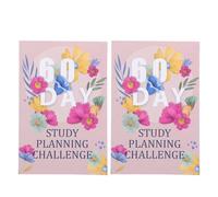 Tissting 2 Cuadernos 21x14cm 8.3x5.5in Papel Horizontal - Cuaderno Doble Cara 30 Páginas Para Estudio Oficina Escritura Notas Diario Agenda Registro Aprendizaje