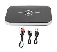 Tissting Adaptador Bluetooth 5.0 USB Transmisor Receptor Audio Estéreo Inalámbrico, Transmisión Recepción Inalámbrica Doble Formato Compatible AUX out Cancelación Ruido ANC para Eq