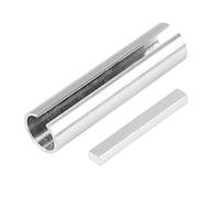 Tissting Adaptador de Polea Reductor Eje 5/8 a 3/4 Pulgada, Manguito Casquillo Polea Motor Gas con Chaveta Acero para Transmisión Potencia