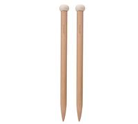 Tissting Agujas de Tejer de Madera, Agujas de Tejer de Una Sola Punta, 20mm, Madera, para Bufanda, Suéter, Manta, Hecha A Mano, for Principiantes y DIY