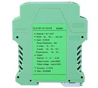 Tissting Aislador Señal Corriente 24V CC Transmisor 4-20mA, Condicionador PLC Protección Integrada Bajo Consumo para Equipos Industriales Automatización (4-20 mA a 0-5V)