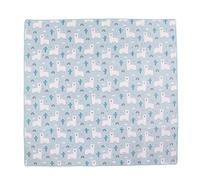 Tissting Alfombrilla de Juego Acolchada Extra Grande Reversible Plegable Impermeable, Azul para Bebés Aprendiendo a Gatear y Caminar, Actividades en Interiores y Exteriores, Uso pa
