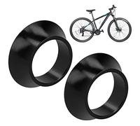 Tissting Arandelas Cónicas Bicicleta, Arandelas Aluminio CNC Horquilla Delantera 15mm 2 Piezas para Mountain Bike y Bicicleta de Carretera