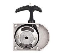 Tissting Arrancador De Retroceso, Reemplazo De Arranque De Arranque De Aleación De Aluminio Apto para Motores De 49 CC, 50 CC, 60 CC, 66 CC, 70 CC, 80 CC, Motores De 2 Tiempos, Bicicletas Motorizadas