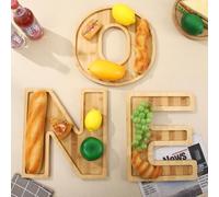 Tissting Bandeja de Madera para Charcutería, Elegante Tabla de Servir de 11.8 Pulgadas con Grabado Único, Ideal para Bodas, Aniversarios, Madera de Calidad para Cocinas y Salas de Estar