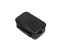 Tissting Bolsa Documentos Impermeable Ignífuga 9.1x5.5x3.9in Negro | Organizador de Archivos de 3 Capas para Pasaportes, Tarjetas y Efectivo