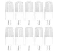 Tissting Bombilla LED G4, 10Pcs Luz LED Blanca Cálida 3W para Techo y Pared con Base Bi-Pin AC12V, Ahorro de Energía 50000H, para Habitación Oficina Paisaje