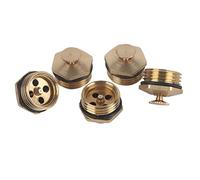 Tissting Boquilla de Atomización Centrífuga Ajustable, Boquilla de Riego para Jardín Césped Agricultura, Modelo 1/2 Rosca Macho, Material Latón, para Fuentes Atomización Riego Agrí