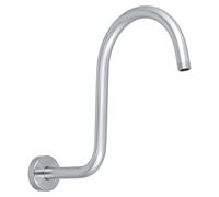 Tissting Brazo de ducha en forma S, extensión de cuello de cisne, acero inoxidable sólido, reemplazo de tubería, para cabezal de ducha de baño