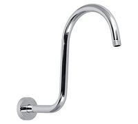 Tissting Brazo de Ducha Forma S, Extensión de Brazo Ducha Cuello Cisne, Reemplazo de Tubería Acero Inoxidable, para Cabezal Ducha de Baño