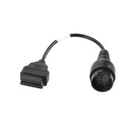 Tissting Cable adaptador OBD2 de 38 pines a 16 pines, conector diagnóstico para camiones con interfaz de 38 pines