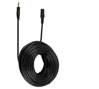 Tissting Cable de extensión Audio 3,5 mm Macho a Hembra, Conector Importado Cobre Libre oxígeno, diseño Flexible para Smartphone Auriculares Equipos estéreo (15m/49.2 pies)