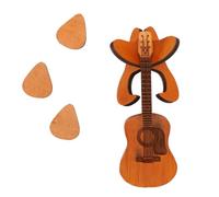 Tissting Caja de almacenamiento de selección de guitarra con selecciones de guitarra 12 x 4.5 x 1.5 cm Mini Caja de almacenamiento para guitarristas para guitarristas